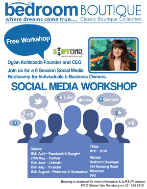 Hirschs and Bedroom Boutique invite KSA CT members to their social media workshop